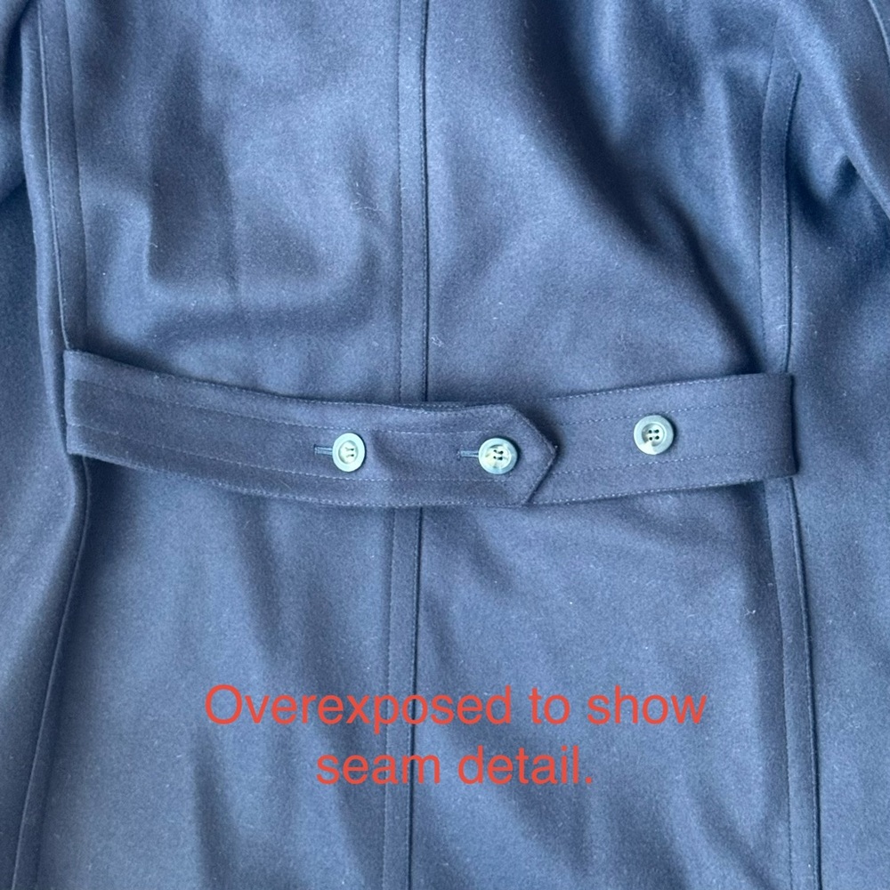 Private White Peacoat, 100% Wool Double Breasted Coat, Made in England, New, NWT - Picture 12 of 14